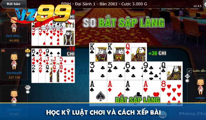 Phương pháp tránh Binh Lủng hiệu quả trong mậu binh nên biết 5 Học kỹ luật chơi và cách xếp bài